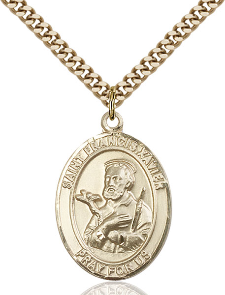 Gold-Filled St. Francis Xavier Pendant