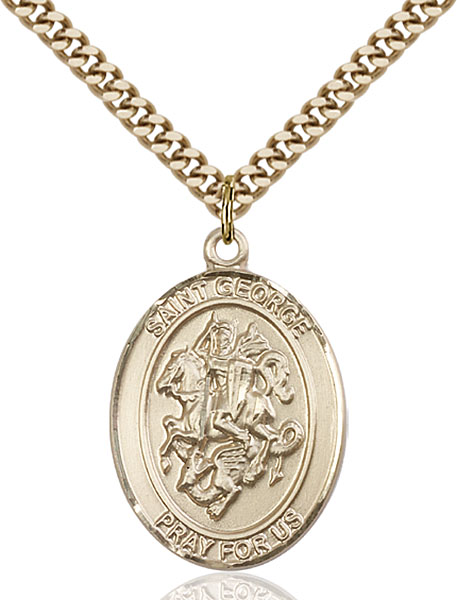 Gold-Filled St. George Pendant
