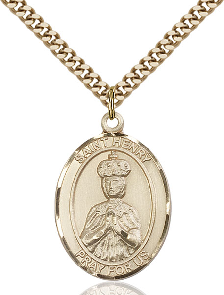 Gold-Filled St. Henry II Pendant