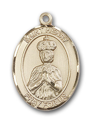 14K Gold St. Henry II Pendant