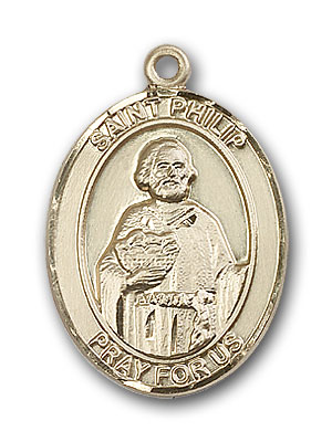 14K Gold St. Philip Neri Pendant