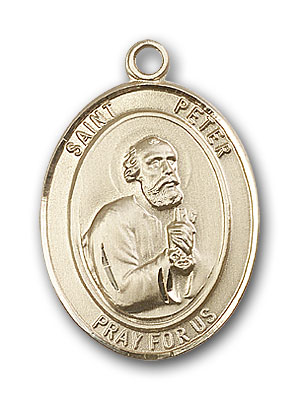 14K Gold St. Peter the Apostle Pendant