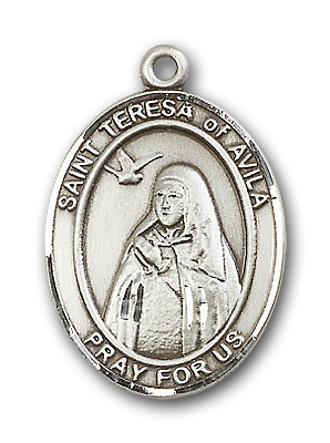 Sterling Silver St. Teresa of Avila Pendant