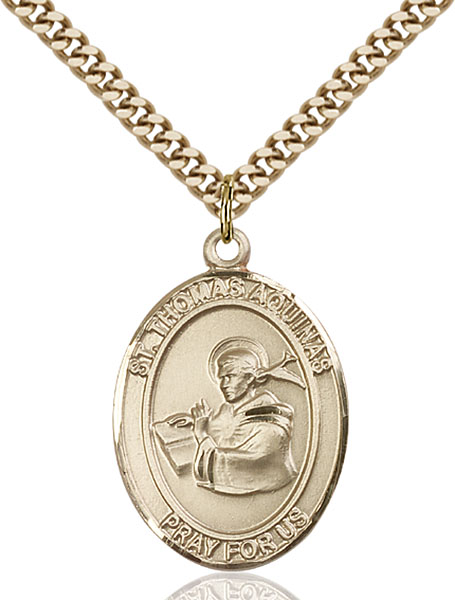 Gold-Filled St. Thomas Aquinas Pendant