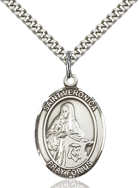 Sterling Silver St. Veronica Pendant