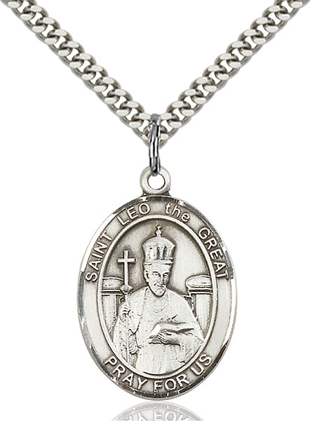 Sterling Silver St. Leo the Great Pendant