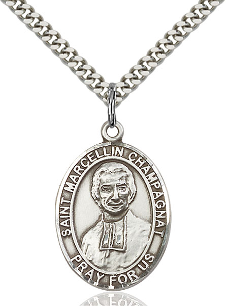 Sterling Silver St. Marcellin Champagnat Pendant