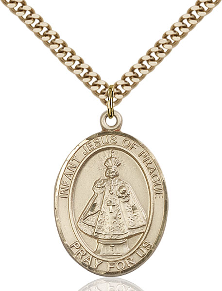 Gold-Filled Infant of Prague Pendant