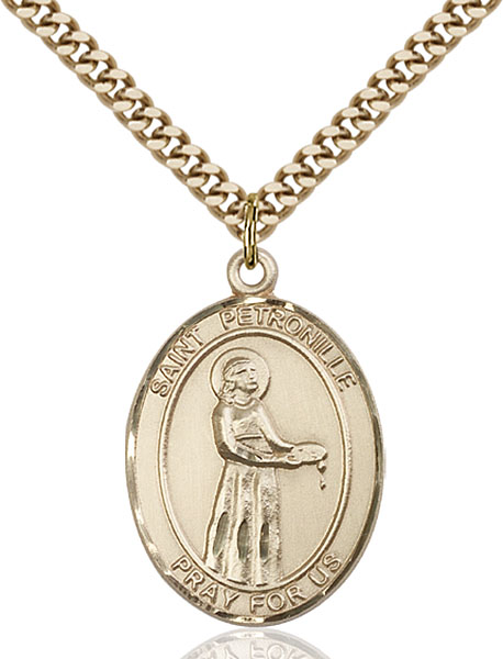 Gold-Filled St. Petronille Pendant