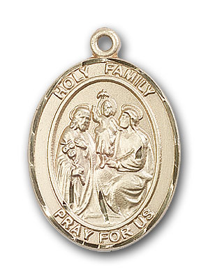 Gold-Filled Holy Family Pendant