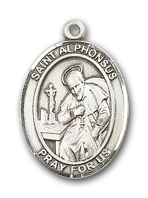 Sterling Silver St. Alphonsus Pendant