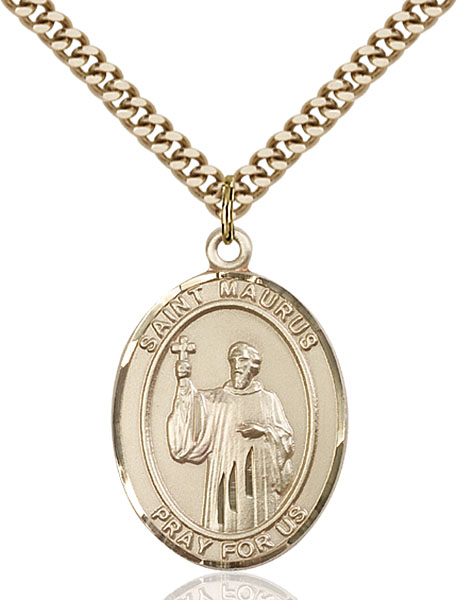 Gold-Filled St. Maurus Pendant