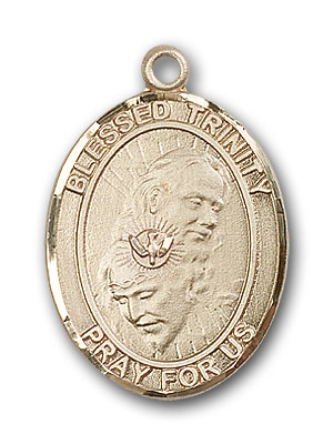 Gold-Filled Blessed Trinity Pendant