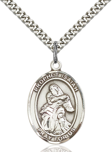 Sterling Silver St. Isaiah Pendant