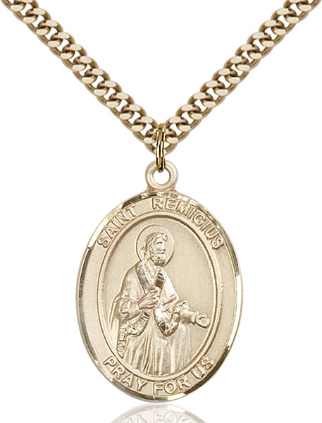 Gold-Filled St. Remigius of Reims Pendant