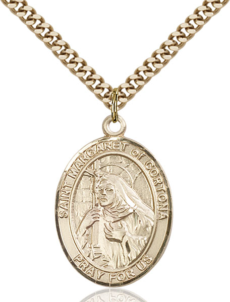 Gold-Filled St. Margaret of Cortona Pendant