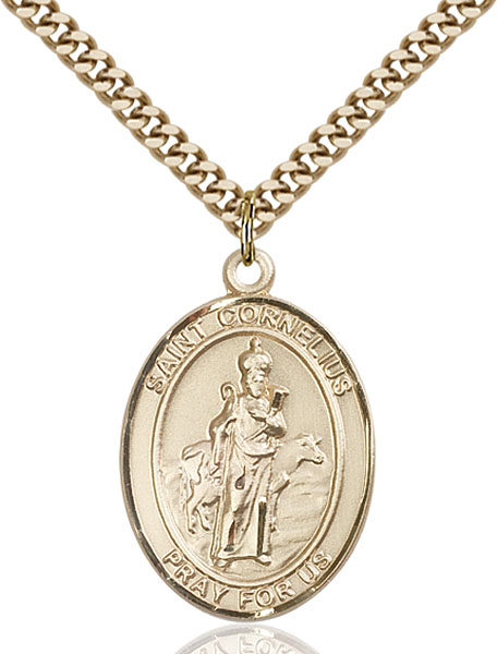 Gold-Filled St. Cornelius Pendant