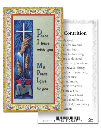 100-Pack - Act Of Contrition Holy Card