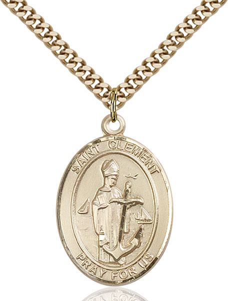 Gold-Filled St. Clement Pendant