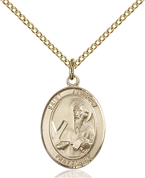 Gold-Filled St. Andrew the Apostle Pendant