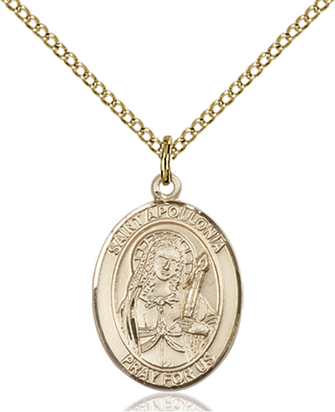 Gold-Filled St. Apollonia Pendant