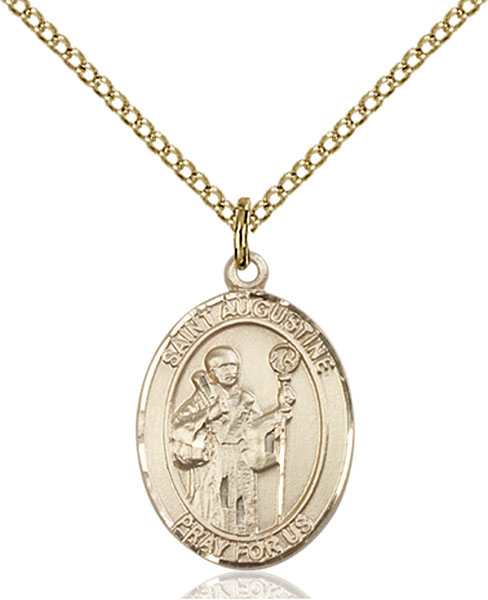 Gold-Filled St. Augustine Pendant