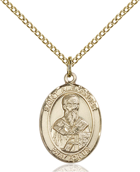 Gold-Filled St. Alexander Sauli Pendant
