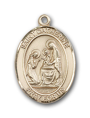 Gold-Filled St. Catherine of Siena Pendant