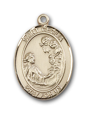Gold-Filled St. Cecilia Pendant