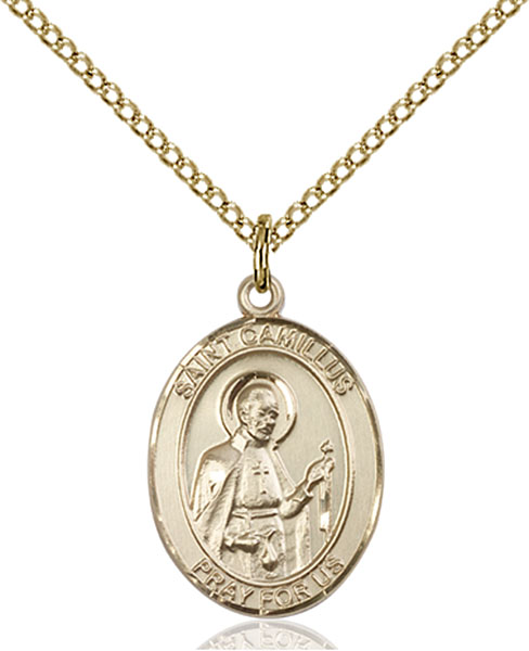 Gold-Filled St. Camillus of Lellis Pendant