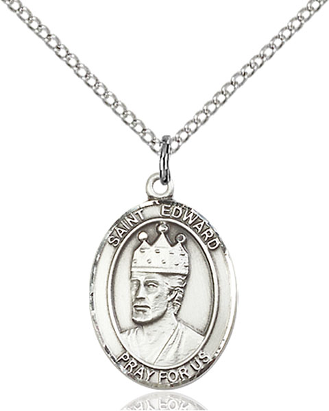Sterling Silver St. Edward the Confessor Pendant