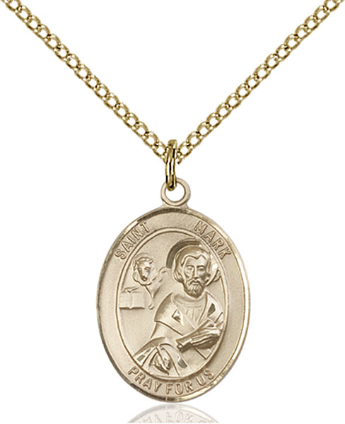 Gold-Filled St. Mark the Evangelist Pendant