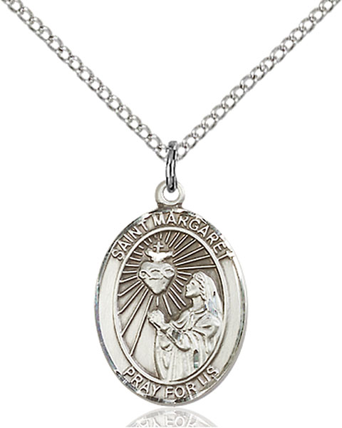 Sterling Silver St. Margaret Mary Alacoque Pendant