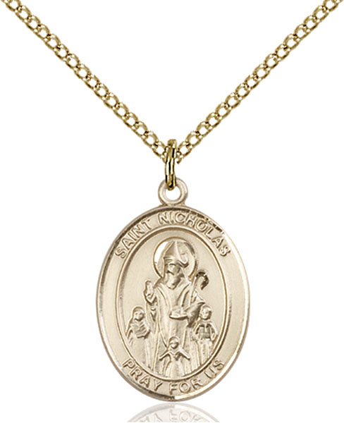 Gold-Filled St. Nicholas Pendant