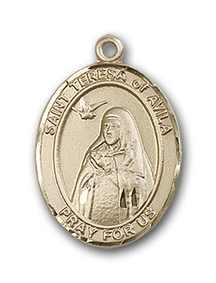 Gold-Filled St. Teresa of Avila Pendant