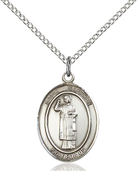 Sterling Silver St. Stephen the Martyr Pendant