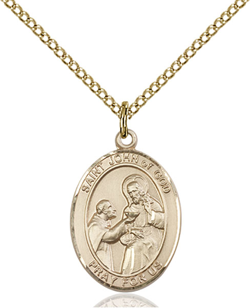 Gold-Filled St. John of God Pendant
