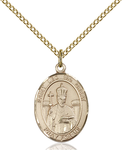 Gold-Filled St. Leo the Great Pendant