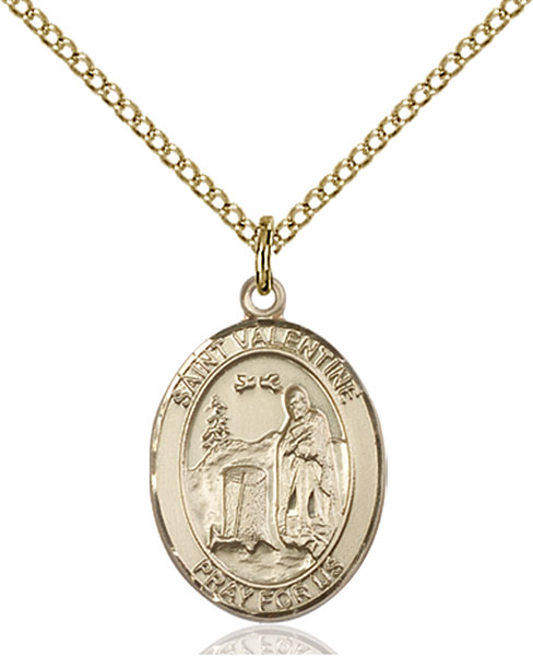 Gold-Filled St. Valentine of Rome Pendant