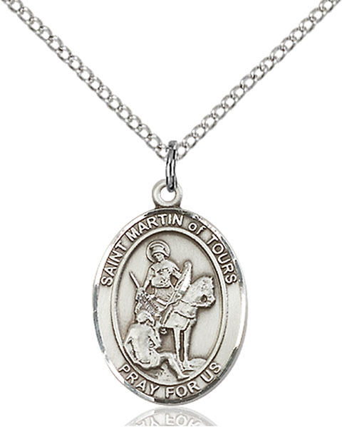 Sterling Silver St. Martin of Tours Pendant
