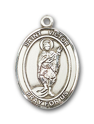 Sterling Silver St. Victor of Marseilles Pendant