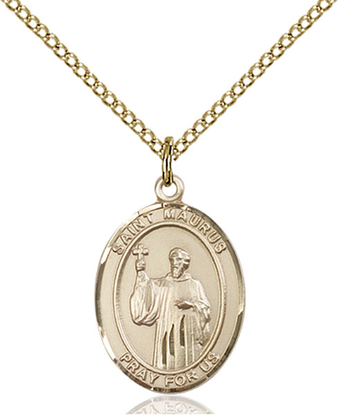 Gold-Filled St. Maurus Pendant
