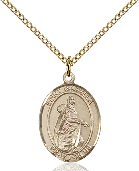 Gold-Filled St. Isabella of Portugal Pendant