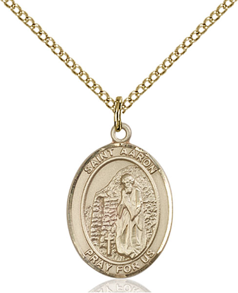 Gold-Filled St. Aaron Pendant