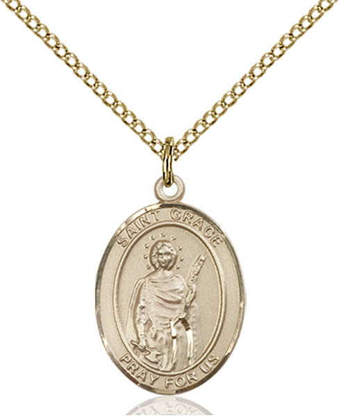 Gold-Filled St. Grace Pendant