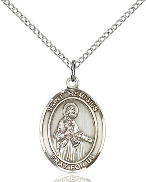 Sterling Silver St. Remigius of Reims Pendant