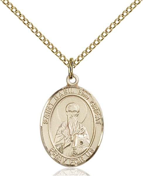 Gold-Filled St. Basil the Great Pendant