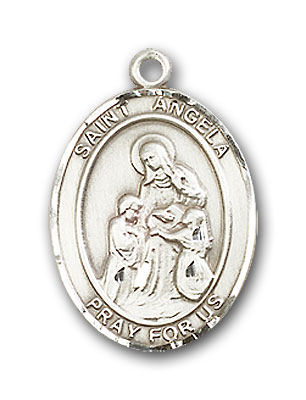 Sterling Silver St. Angela Merici Pendant