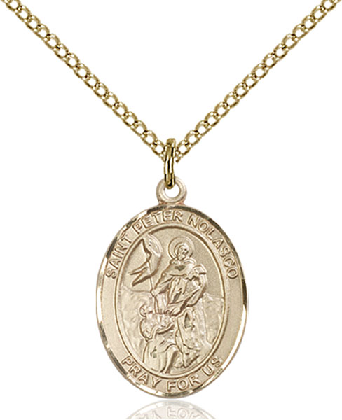 Gold-Filled St. Peter Nolasco Pendant