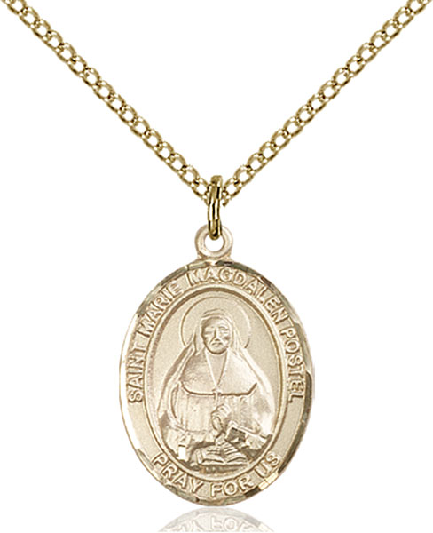 Gold-Filled Marie Magdalen Postel Pendant